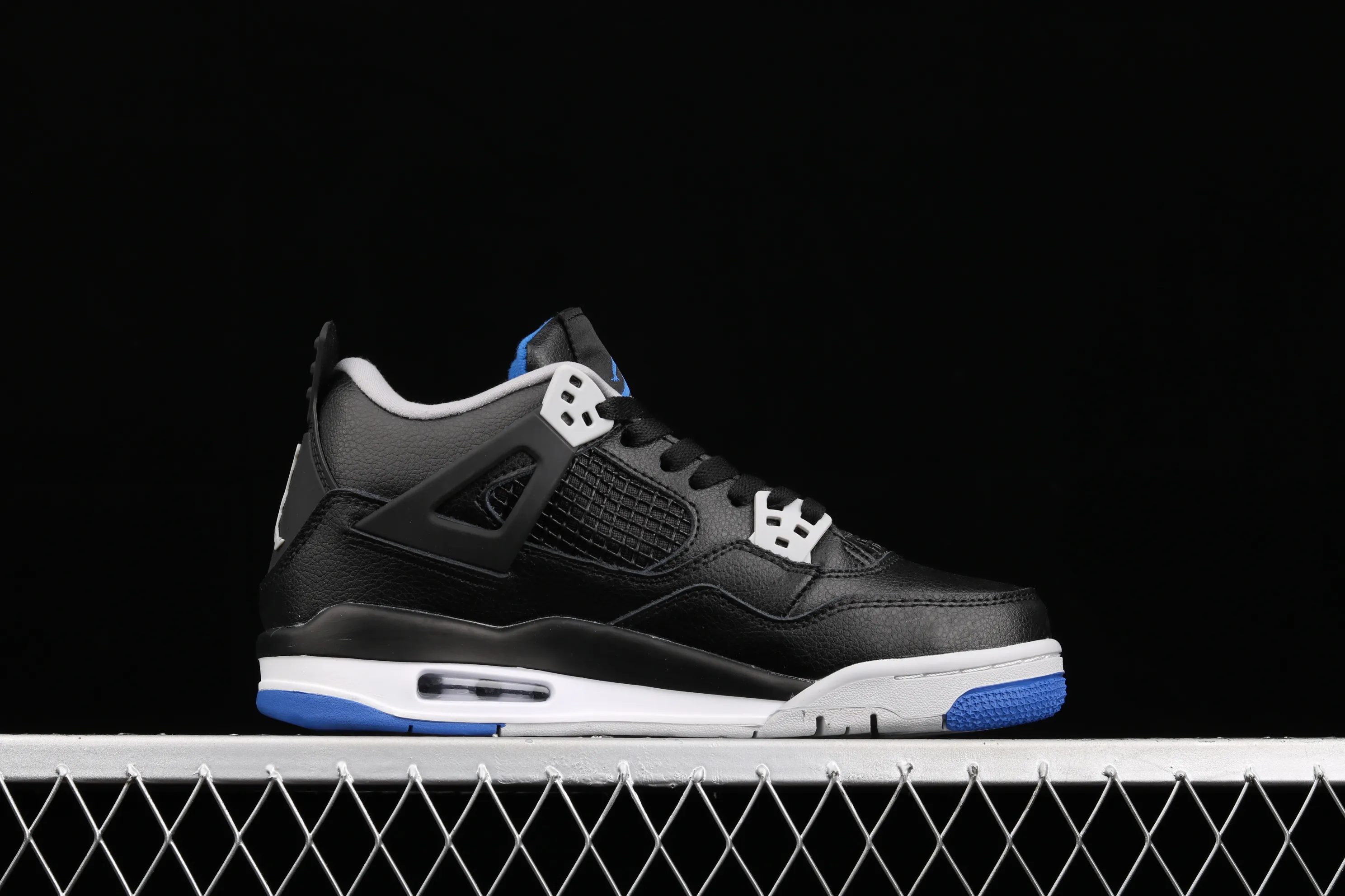 All categories Air Jordan Jordan series basketball shoes Air Jordan 4 G version Air Jordan 4 Retro AJ4 Joe 4 black and blue 308497-006
